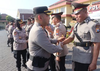 Sertijab Pejabat Utama dan Kapolsek Jajaran Polres Pasuruan 
