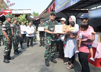 Laksanakan Wasev Brigjen TNI M. Jangkung Widiyanto, S.I.P., M.Tr. (Han) Sambangi TMMD Reguler Ke-120 Kodim 0726/Sukoharjo