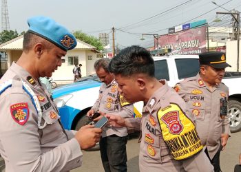 Bid Propam Polda Banten Cek Personel Polri di Polsek Pasar Kemis 