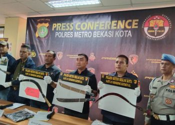 Polres Metro Bekasi Ungkap Kasus Tawuran Pelajar 