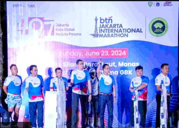 Sebanyak 15 Ribu Pelari Bergabung dalam BTN Jakarta International Marathon 2024