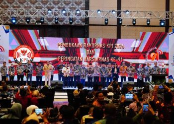 Kapuspen TNI Hadiri Peringatan Harsiarnas ke-91 Dibuka Wapres RI