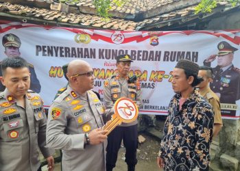 Polres Serang Gelar Bedah Rumah, Sambut HUT Bhayangkara ke 78 