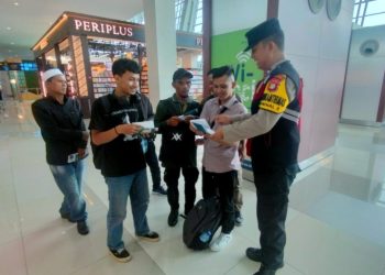 Satbinmas Polresta Bandara Soetta Ajak Masyarakat Jaga Kamtibmas Kondusif