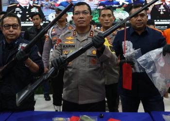 Konferensi Pers, Ungkap Kasus Kelanjutan Pemburuan Liar Badak BS