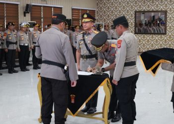 Kapolda Banten Pimpin Serah Terima Jabatan Wakapolda Banten dan PJU Polda Banten