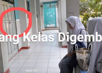Viral! Orang Tua Murid Gembok Gerbang SMAN 1 Tambun Utara