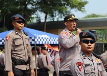 Jelang Pilkada, Polda Banten Gelar Latihan Sispam Kota