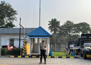 Polres Serang Laksanakan Apel Pengamanan Aksi Damai Jilid V dari Presidium MBB ke PT. Nikomas Gemilang