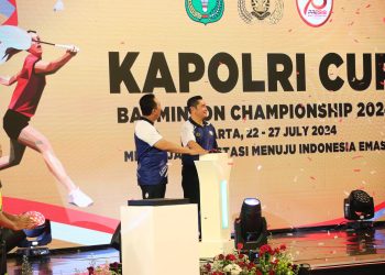 Kapolri Sebut Turnamen Bulutangkis Kapolri Cup Pintu Masuk Mengikuti Kejuaraan Nasional dan Internasional