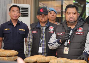 Polres Metro Jakarta Utara Gagalkan Peredaran Ganja Seberat 77 Kg