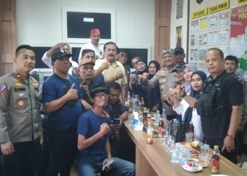 Kapolres Serang ‘Ngariung Imam Ngariung Aman’ Bersama Rekan Jurnalis MOI 