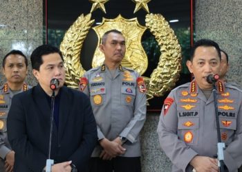 Kapolri dan Ketum PSSI Bahas Persiapan Pengamanan Piala Presiden 2024