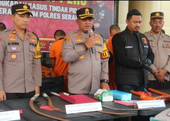 Polres Serang Berhasil Ringkus 16 Pelaku Kejahatan 
