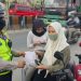Satlantas Polres Serang Berikan Teguran Simpatik di Operasi Patuh Maung 2024