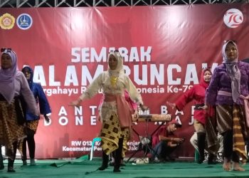 Kemeriahan Malam Puncak HUT RI ke 79 di Penjaringan Jakarta Utara 