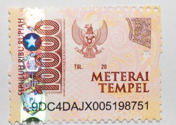 Persyaratan Peserta CPNS diperbolehkan Memakai Materai Elektronik Atau Materai Konvensional