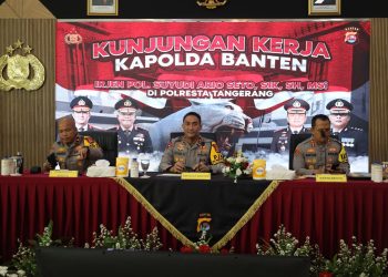 Kunjungan Kerja ke Polresta Tangerang, Ini Pesan Kapolda Banten 