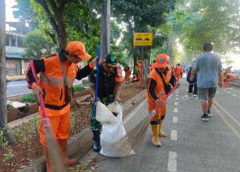 Kegiatan Karya Bakti Babinsa Koramil 58/Duren Sawit