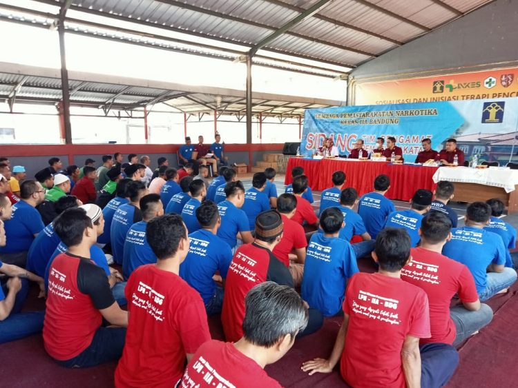 Lapas Narkotika Kelas IIA Bandung Laksanakan Sidang TPP