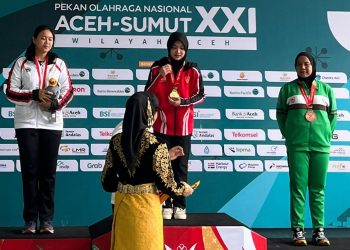 Putri Peltu Sumarna, Peraih Medali Emas Di PON XXI Aceh Sumatra Utara