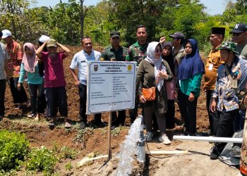 Babinsa Nogosari Lakukan Pengecekan Irigasi Pompa