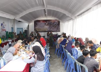 Kodim 0808/Blitar, Gelar Makan Gratis Dalam Peringatan HUT TNI ke-79