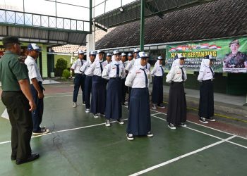 Kodim 0726/Sukoharjo Gelar Lomba PBB Piala Panglima TNI Tingkat SLTP dan SLTA se-Kabupaten Sukoharjo