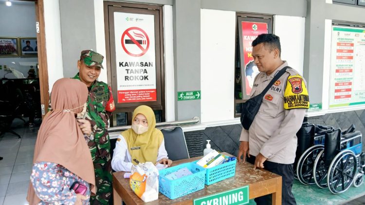 Jembatani Kesenjangan, Babinsa Kratonan Bangun Kedekatan Dengan puskesmas