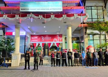 Jaga Kondusifitas Wilayah, Koramil Jatinegara Bersama Forkopimcam Empat Pilar Giat Patroli