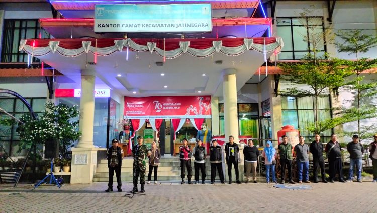 Jaga Kondusifitas Wilayah, Koramil Jatinegara Bersama Forkopimcam Empat Pilar Giat Patroli