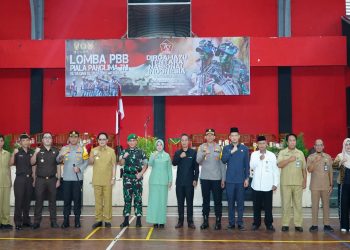 Semarak HUT TNI ke-79 Kodim 0808/Blitar, Gelar Lomba Baris Berbaris Piala Panglima TNI