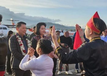 Danlanud Sam Ratulangi Sambut Kedatangan Kapolda Sulawesi Utara