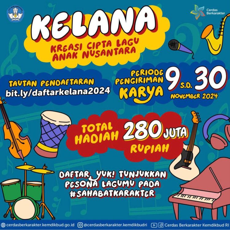 Lomba Cipta Lagu Anak Nusantara: Menguatkan Karakter Anak Indonesia Lewat Lagu Anak