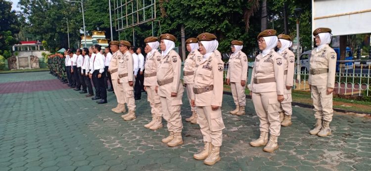 Jamdan Usai Upacara Bendera, Kasdim 0505/Jakarta Timur, Ajak Prajurit & PNS Tingkatkan Kinerja