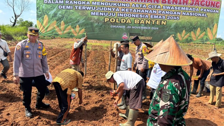 Launching Penanaman Bibit Jagung Dukung Asta Cita Swasembada Pangan Presiden Prabowo Subianto 