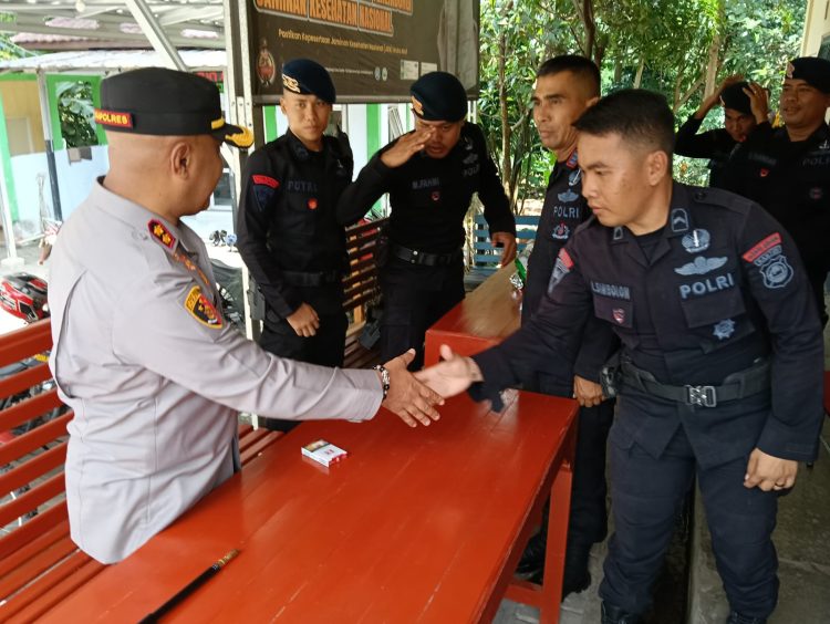 Kapolres Serang Cek Personel Pengamanan Pilkada Serentak 2024