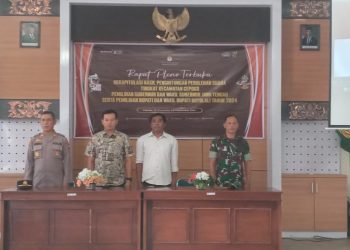 Forkopincam Cepogo Hadiri Rapat Pleno Rekapitulasi hasil Pilkada 