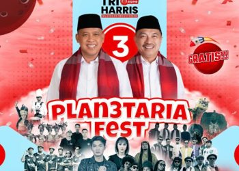 Kampanye Akbar Paslon Ridho Dimeriahkan Tri Suaka di Lapangan Multiguna Bekasi