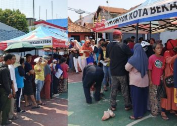 Bazar Tebus Murah kartu keren, Strategi Sosialisasi Paslon Tri Adhianto dan Harris Bobihoe di Bekasi