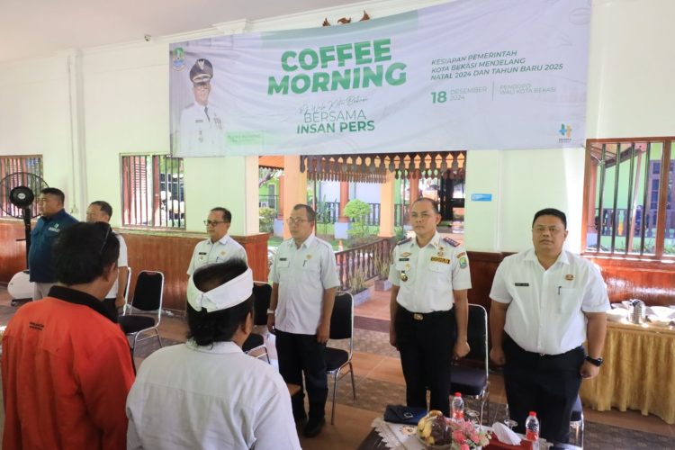 Pemkot Bekasi Adakan Coffee Morning dengan Puluhan Wartawan Bahas Persiapan Nataru