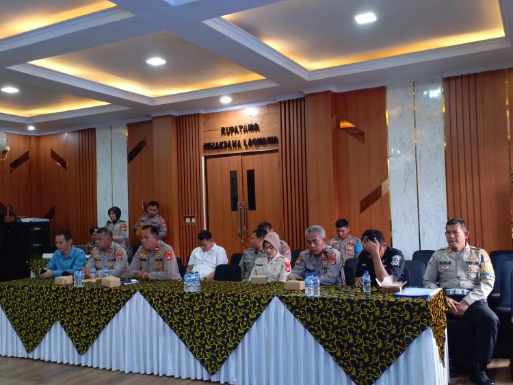Polres Serang Laksanakan Rakor Internal dan Eksternal Lintas Sektoral Jelang Ops Lilin Maung 2024