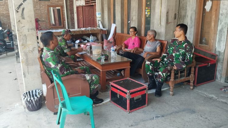 Babinsa Komsos dengan Kelompok Tani, Wujud Sinergi TNI dan Rakyat