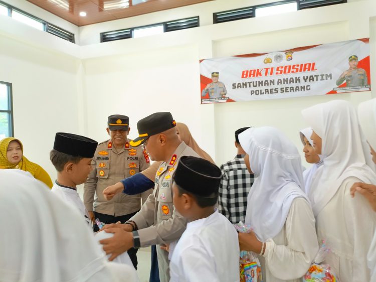Kapolres Serang Resmikan Gedung Ngariung Iman Ngariung Aman 
