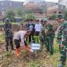 Koramil Kramatjati Tanam Pohon Produktif di Kali Item Cililitan