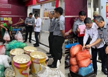 Plt Kakanwil Ditjenpas Riau Tinjau Langsung Penyaluran Bama di Lapas Pekanbaru