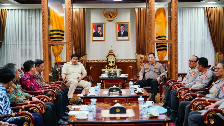 Pertemuan Kapolri Dengan Menteri Maruarar Sirait Bahas Pembangunan 3 Juta Rumah