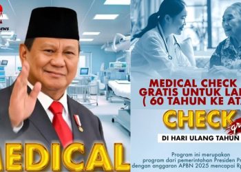Wow Check Up Gratis, Presiden Prabowo Subianto: Bagi yang Ulang Tahun Gratis Cukup Bawa KTP 