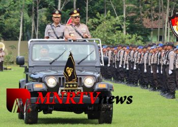 Upacara Pembukaan Pendidikan Pembentukan Bintara Kompetensi Khusus di Pusdik Binmas