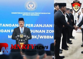 Menteri Imigrasi dan Pemasyarakatan (Imipas) Agus Andrianto Lantik 90 Pejabat Tinggi 